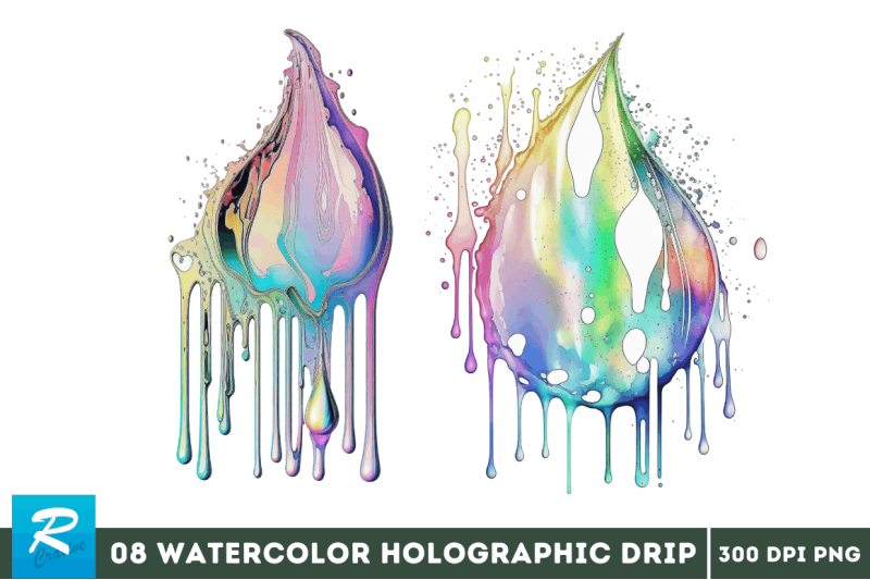 watercolor-holographic-drip-bundle