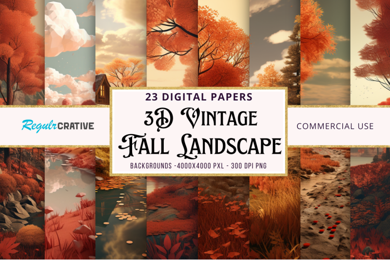 3d-vintage-fall-landscape