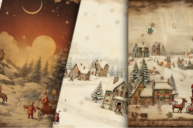 christmas-old-paper-backgrounds-bundle