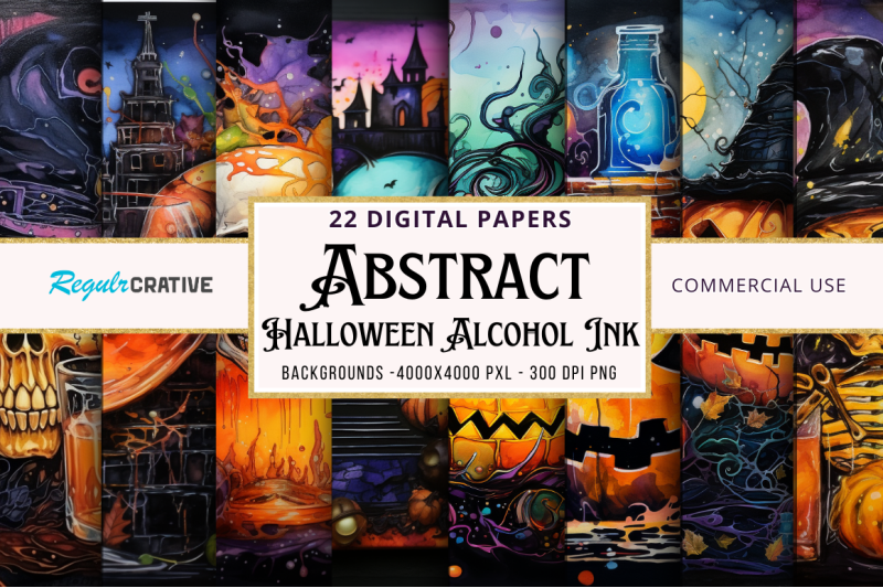 halloween-alcohol-ink-bundle