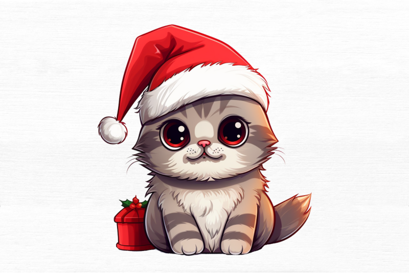 cat-cute-christmas-sublimation-clipart