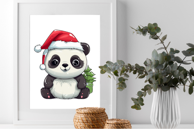 cute-christmas-panda-clipart