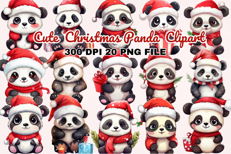 cute-christmas-panda-clipart