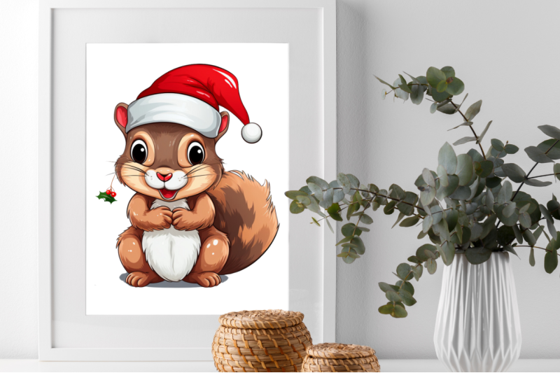 christmas-cute-squirrel-clipart