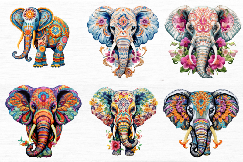 embroidery-elephant-clipart-bundle