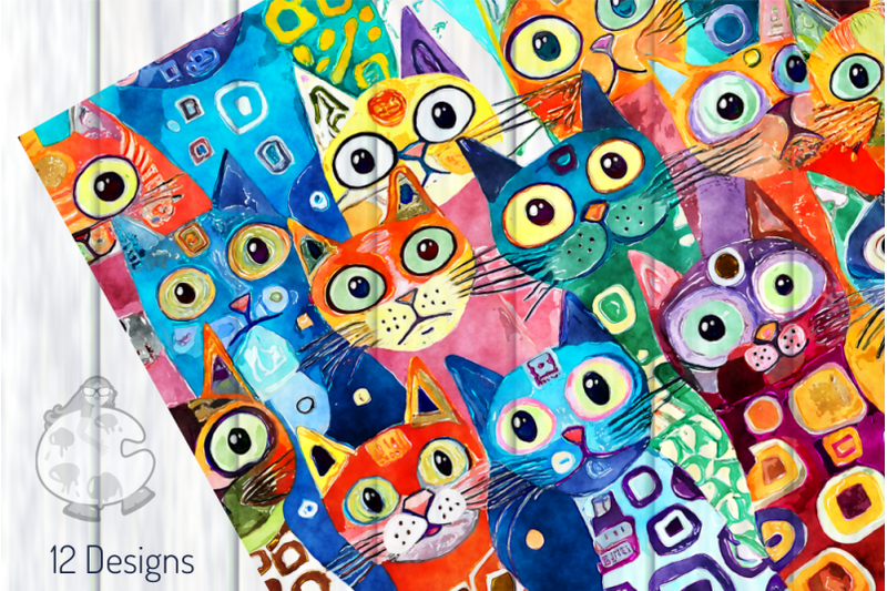 cat-crowd-transparent-watercolor-patterns