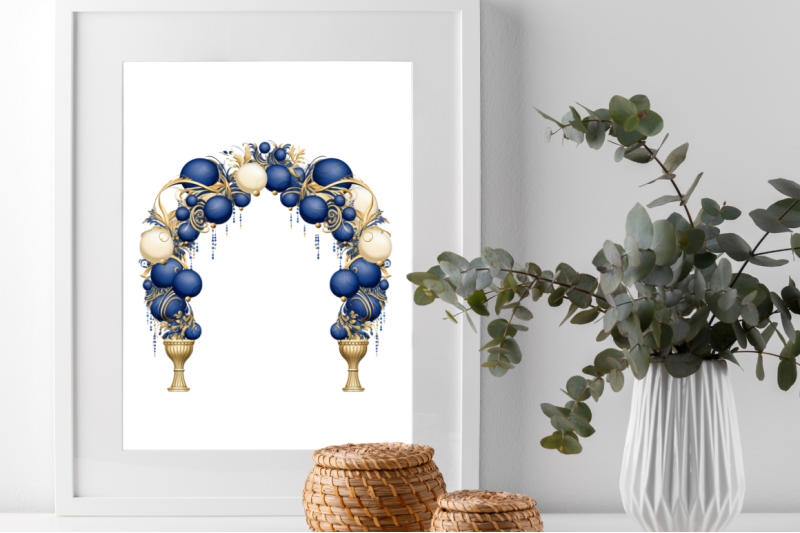 royal-blue-and-gold-balloon-arch-clipart