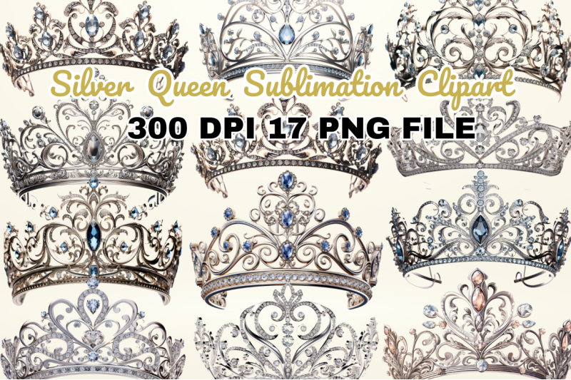 silver-queen-sublimation-clipart