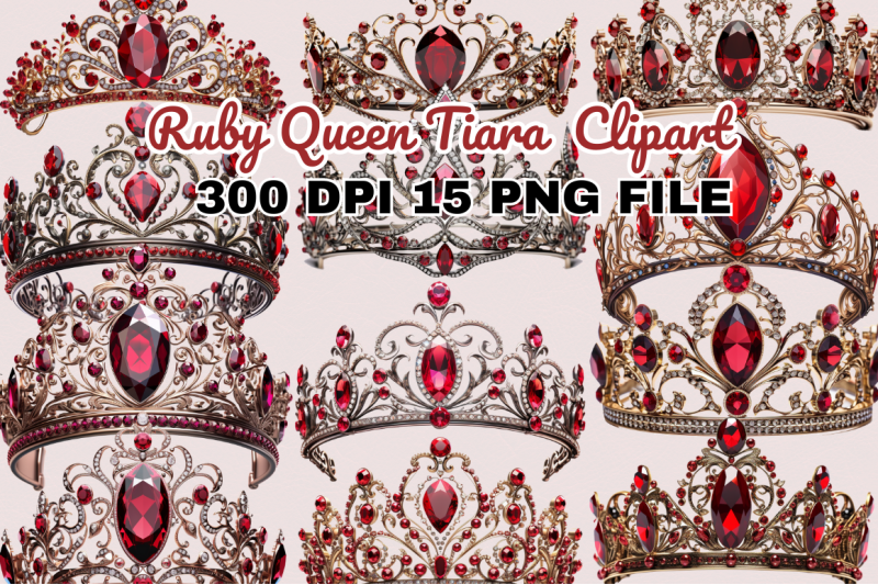 ruby-queen-tiara-sublimation-clipart