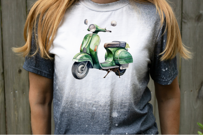 watercolor-vespa-motorcycle-clipart