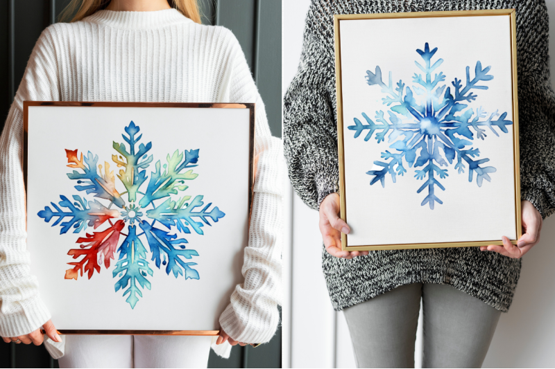 watercolor-snowflake-sublimation-clipart