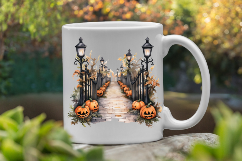 watercolor-halloween-walkway-clipart