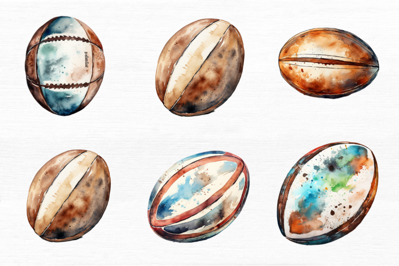 retro-rugby-ball-watercolor-clipart