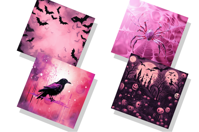 pastel-halloween-seamless-pattern-bundle