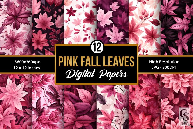 pink-fall-leaves-seamless-patterns