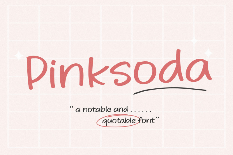 pinksoda-font