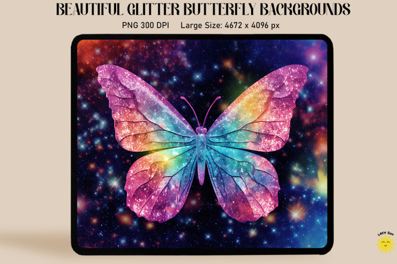 rainbow-glitter-butterfly-backgrounds