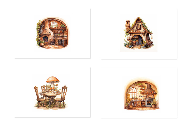 fairy-mushroom-houses