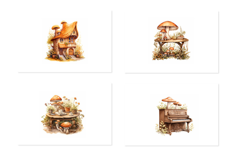 fairy-mushroom-houses