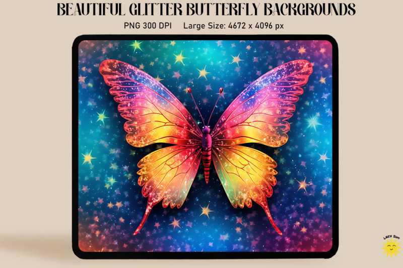 rainbow-glitter-butterfly-backgrounds