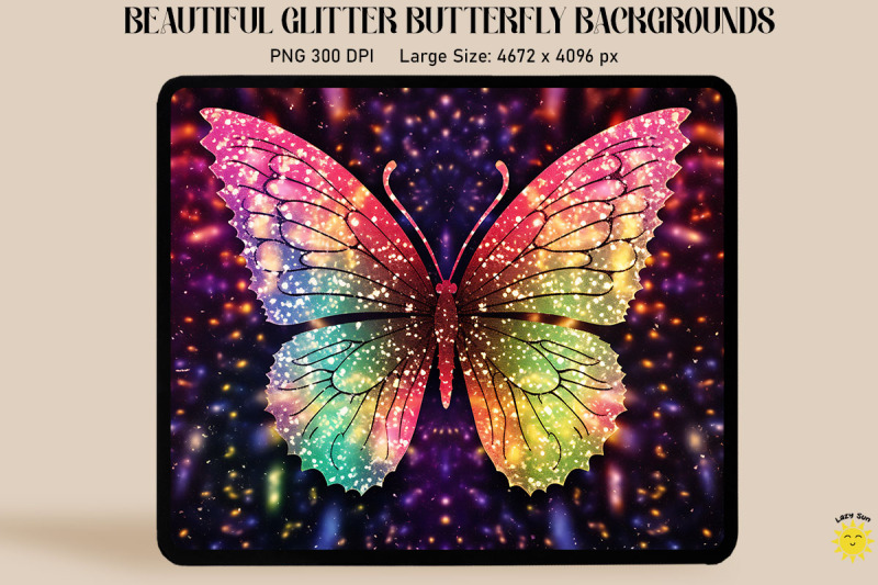 rainbow-glitter-butterfly-backgrounds