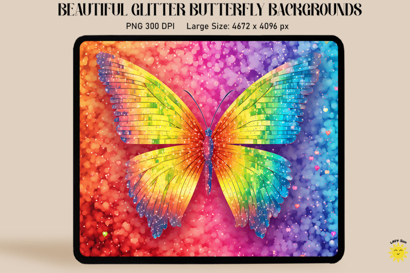 rainbow-glitter-butterfly-backgrounds