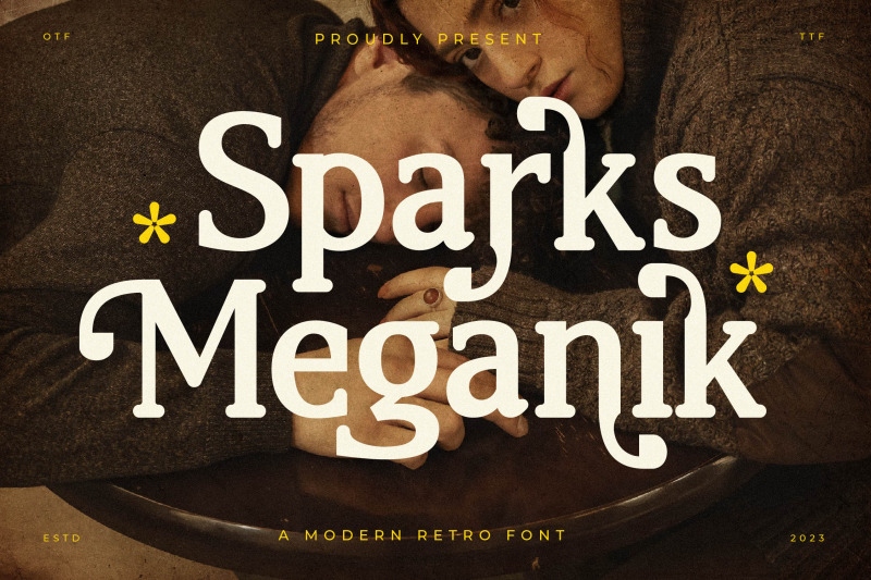 sparks-meganik-typeface