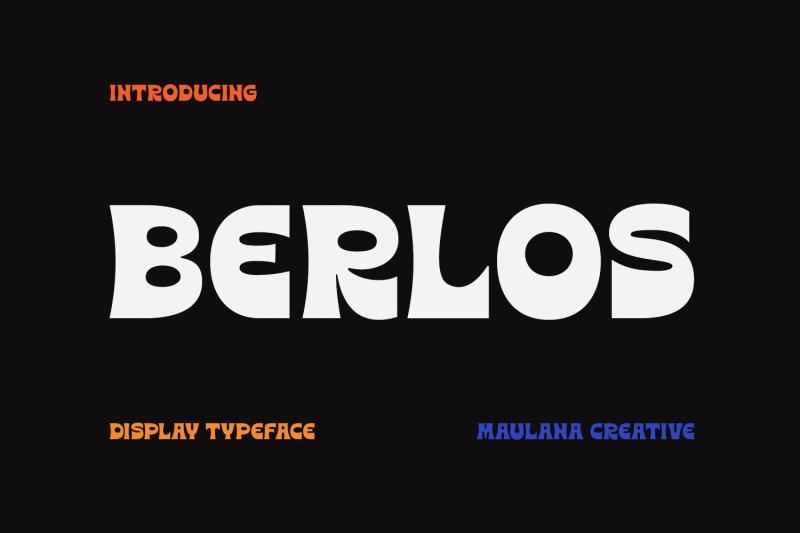 berlos-experimental-display-font