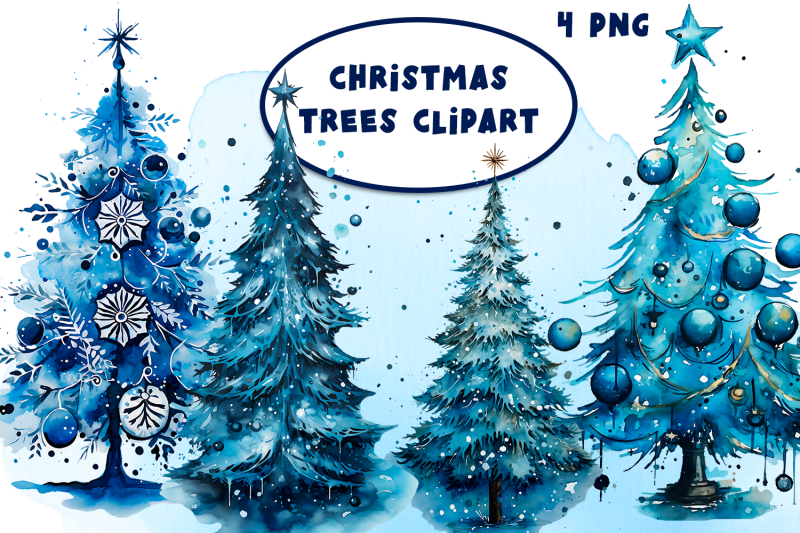 watercolor-christmas-trees-sublimation-clipart