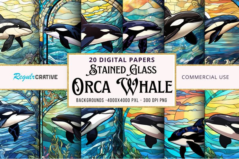 stained-glass-orca-whale-bundle