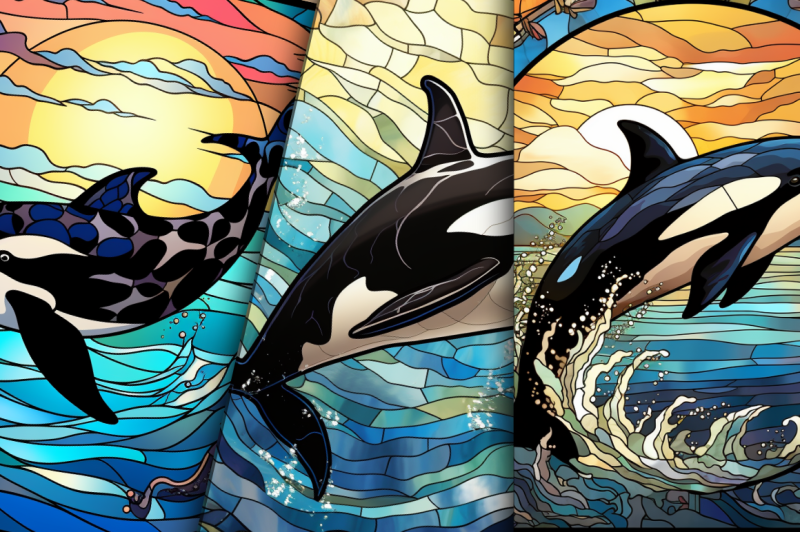 stained-glass-orca-whale-bundle