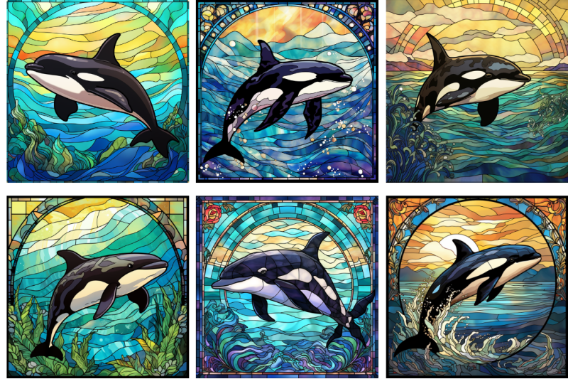 stained-glass-orca-whale-bundle