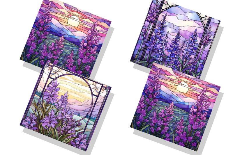 stained-glass-lavender-flower-field