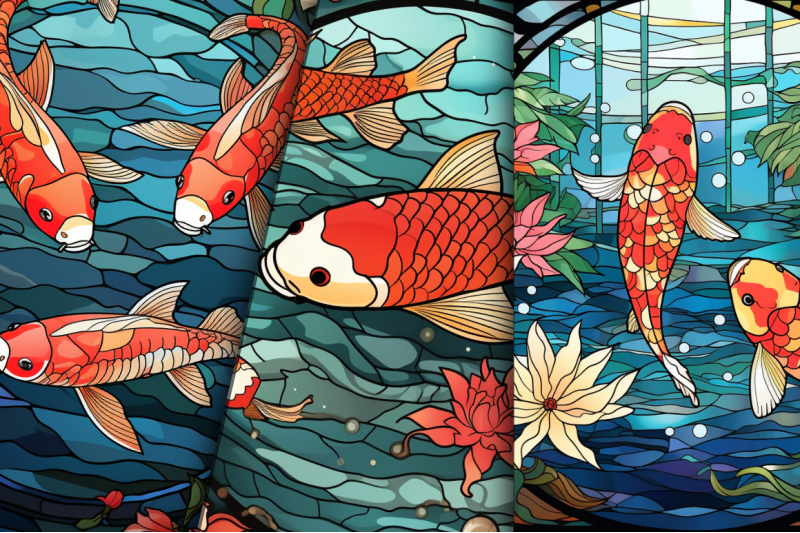 stained-glass-japanese-koi-pond-bundle