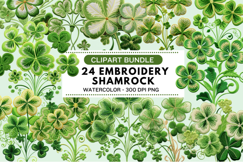 embroidery-shamrock-clipart-bundle