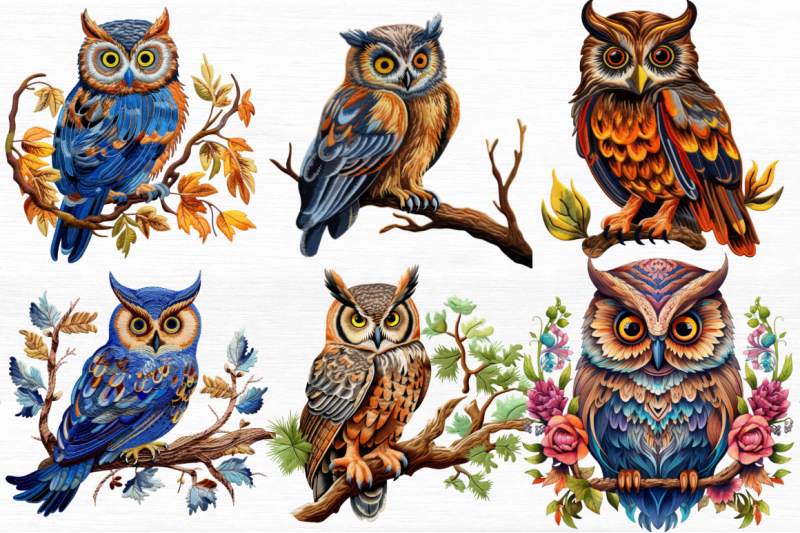 embroidery-owl-clipart-bundle