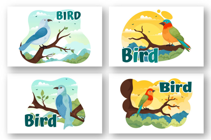 11-bird-animal-vector-illustration