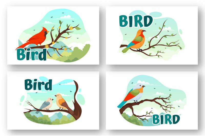 11-bird-animal-vector-illustration