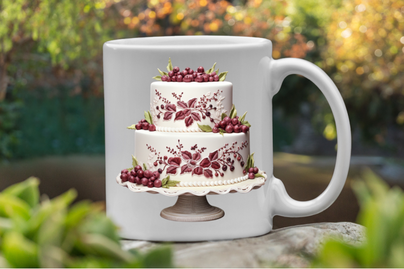 embroidery-burgundy-cakes-clipart-bundle