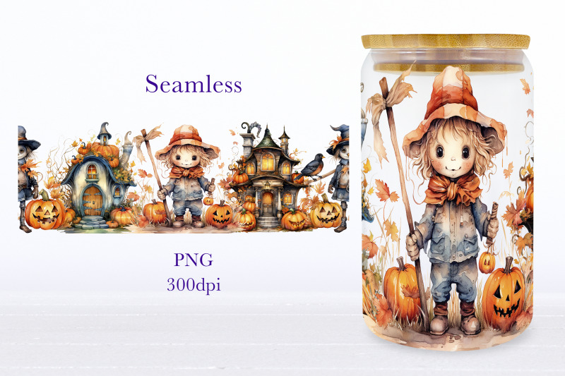 scarecrow-glass-can-wrap-halloween-libbey-can-sublimation