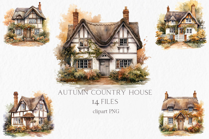 autumn-country-house-watercolor-clipart-png