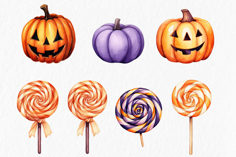 halloween-sweets-watercolor-clipart-png