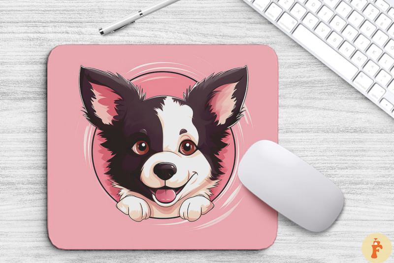 cute-peeking-border-collie-dog-mouse-pad