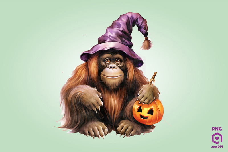 halloween-orangutan-clipart