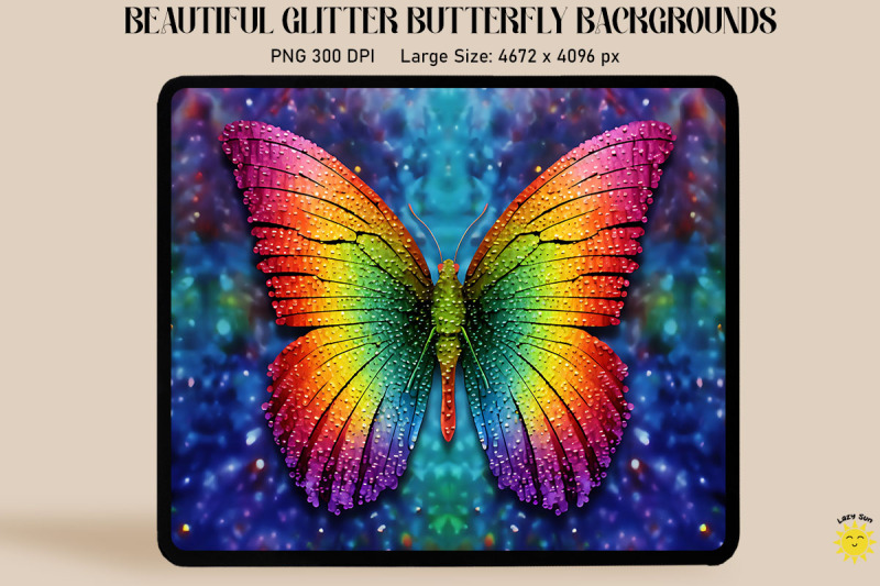 rainbow-glitter-butterfly-backgrounds