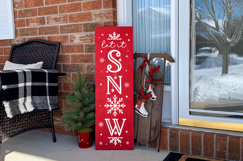 let-it-snow-christmas-vertical-sign-svg