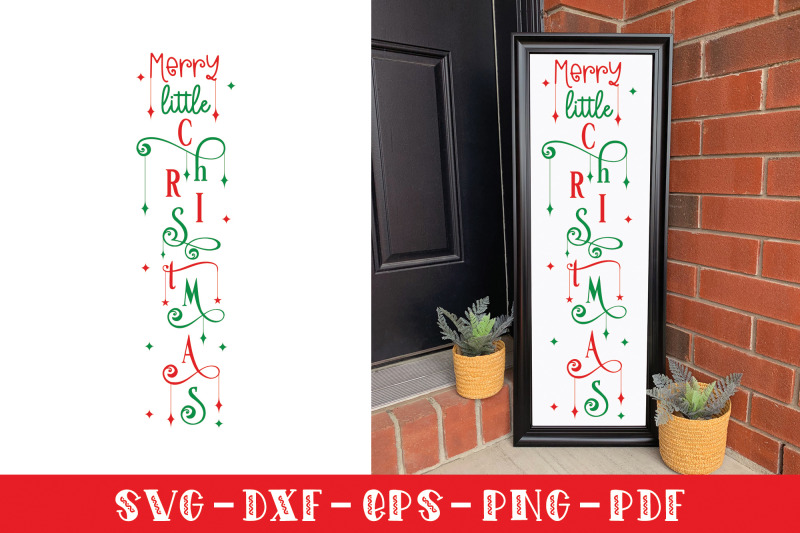 merry-little-christmas-porch-sign-svg