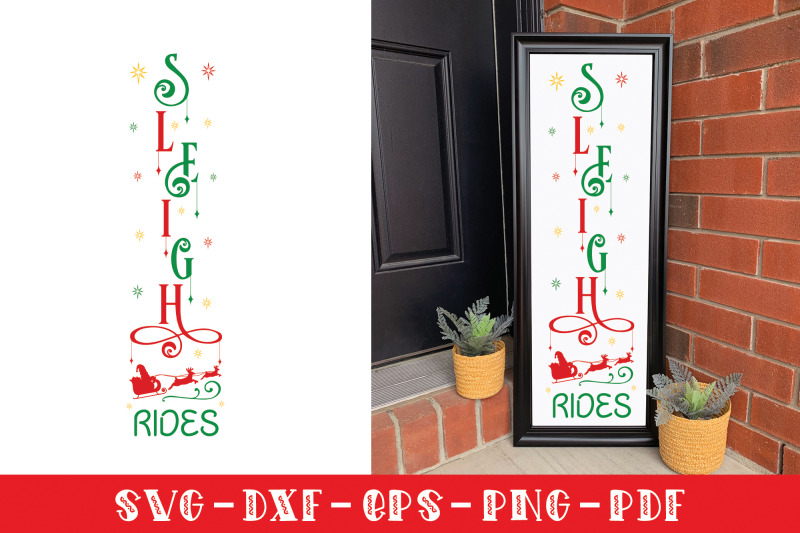 sleigh-rides-christmas-porch-sign-svg