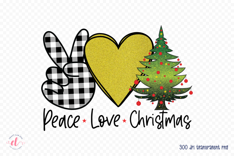 peace-love-christmas-tree-png-sublimation