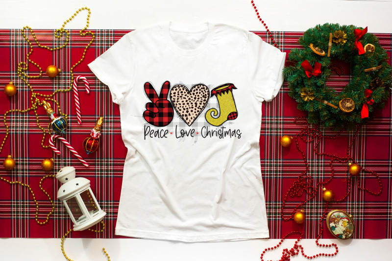 peace-love-christmas-sublimation-design